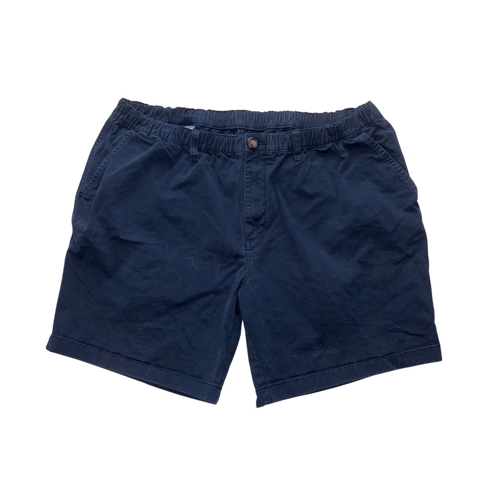 CHUBBIES The Khakinators Shorts Mens XXL Navy Blue Casual Stretch 7" Inseam